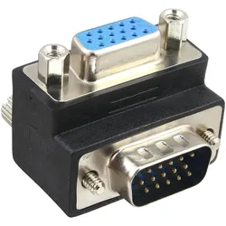 InLine VGA Adapter 90° Winkel 15pol Stecker/Buchse