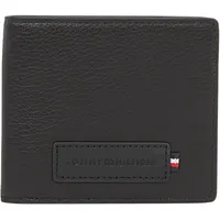Tommy Hilfiger Herren Geldbeutel Premium Mini Wallet aus Leder, Schwarz (Black), Einheitsgröße
