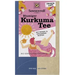 Sonnentor Blumiger Kurkuma Gewürz-kräutertee Bio 18 St