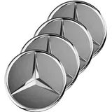 Mercedes-Benz Radnabenabdeckung Stern tantalgrau 4-teiliger Satz