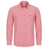 Nübler Trachtenhemd Langarm Sepp in Rot | Gr.: L