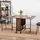 Homcom Klapptisch 130 x 74 x 80 cm braun