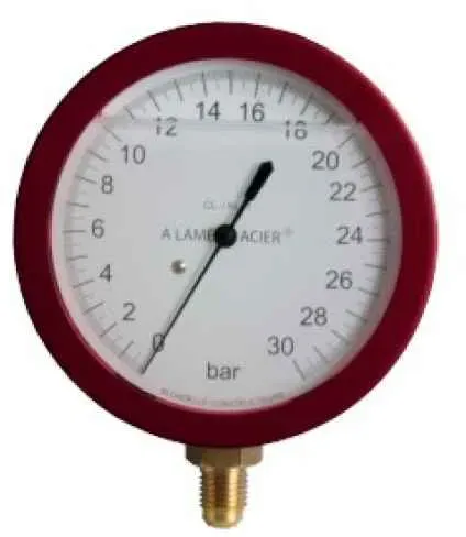 Blondelle Öldruckmanometer -1/+16bar 80mm 7/16"UNF ölgefüllt