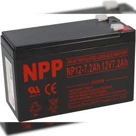 NPP Blei-Akku AGM NP12-7,2 12V 7200 mAh 1 St.