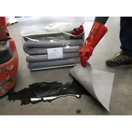 ede - emtez Notfallset, Tasche, Inh. grau, Aufnahme 50L PP-Bindevlies hohe Aufnahmekapazität