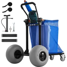 Vevor Strandwagen Faltbar Blau