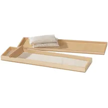 Pertra Sandkasten Grafomotorik-Sandbox Natur