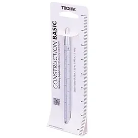Troika TROIKA® Kugelschreiber CONSTRUCTION BASIC silber, Schreibfarbe: schwarz, 1 St.