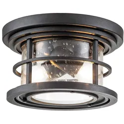 Lighthouse Deckenleuchte schwarz strukturiert Feiss FE-LIGHTHOUSE-F-BLK