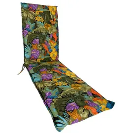 Buri Relaxliegenauflage 180 x 50 x 6 cm mehrfarbig 1 St.