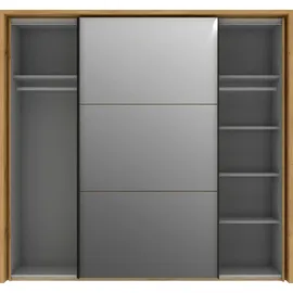 Forte Schwebetürenschrank Trondheim 231,1 x 215,9 x 63,8 cm Schwarz