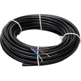 Kopp 152210845 Schlauchleitung H03VV-F 2 x 0.75 mm2, 10 m, Schwarz