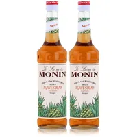 Monin Sirup Agave Sugar 700ml - Cocktails Milchshakes Kaffeesirup (2er Pack)