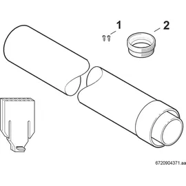 Bosch AZ 180 Luft-/Abgasverlängerung, L:2000mm
