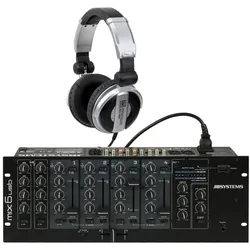 JB Systems MIX 6 USB DJ Mischpult Set