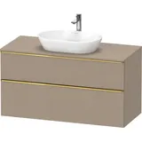 Duravit Waschtischunterschrank wandhängend „D-Neo“ 120 × 66,4 × 55 cm in Leinen