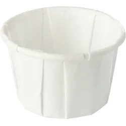 Papstar 1250x BIO Dressingbecher aus Papier FSCR-zertifiziert 35 ml weiss