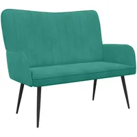 vidaXL Sofa Türkis 115 x 61 x 87 cm Samt