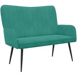 vidaXL Sofa Türkis 115 x 61 x 87 cm Samt