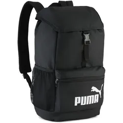 Rucksack PUMA "PHASE HOODED BACKPACK", schwarz (puma schwarz), Rucksäcke, Netz, Obermaterial: 100% Polyester, unifarben, Rucksack, für Erwachsene, sportlicher Stil, leichter Zugang zu den Fächern