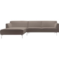hülsta sofa Ecksofa hs.446, in minimalistischer, schwereloser Optik, Breite 275 cm beige|grau