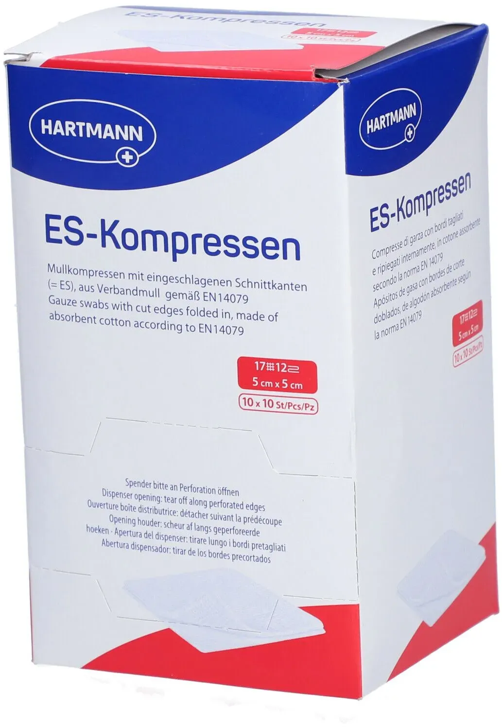 Hartmann ES Kompressen 12 Lagen 5 x 5 cm