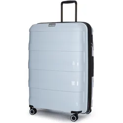 Stratic Reisekoffer  Straw + Trolley 76 cm  erweiterbar  4 Rollen 105 l - Blau