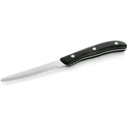WAS Germany - Steak-/Pizzagabel mit Kunststoffgriff, 20 cm, Edelstahl