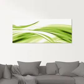 ARTland "Schöne Welle grün (farbe bild(er): grün), B:125cm H:50cm, Bilder, in verschiedenen Größen