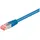 goobay CAT 6 Patchkabel, S/FTP (PiMF), Blau