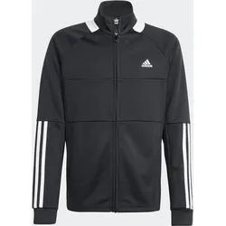 Kinder Fußball Trainingsjacke - ADIDAS Sereno schwarz Gr. 128  - 8 Jahre