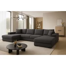 mebloland Ecksofa VIENA 328x182 cm mit Schlaffunktion, Bonellfederkern und Bettkasten, - Pfeffer5
