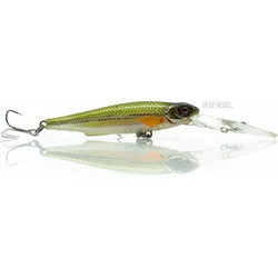 Wobbler - Gutsy Minnow 8cm - DEEP - 05 Lime and Soda GRÜN|WEISS|orange NO SIZE