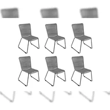 Sam ISRA Gartenstuhl 58 x 58 x 88 cm grau 6 St.