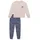 SCHIESSER Pyjama Nightwear Schlafanzug Braun 140
