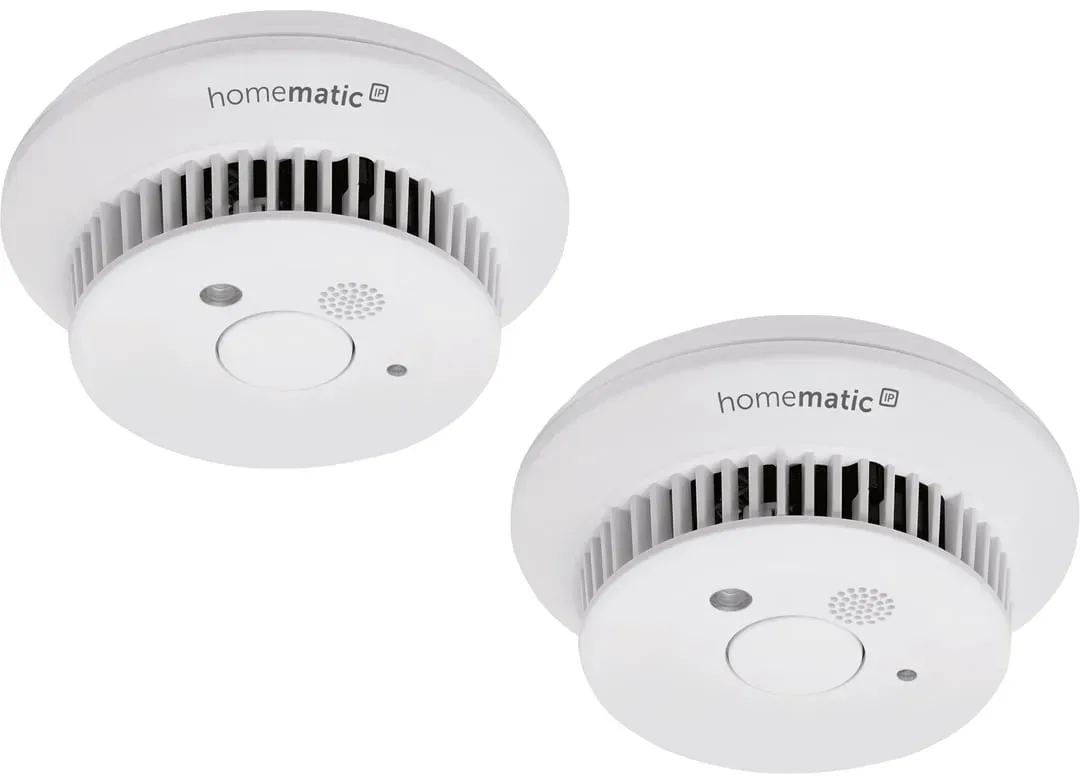 HOMEMATIC IP Smart Home 142685A0, Rauchwarnmelder, 2 Stück