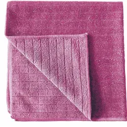 Arcora SCRUB & CLEAN 2in1 Microfasertuch, streifenfreie Reinigung ASC4040RO , 1 Tuch, Farbe: rosa