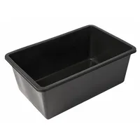 UBBINK Teichbecken Quadra C3 Quadra HDPE Schwarz