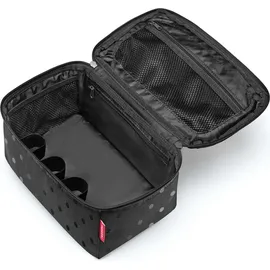Reisenthel beautycase glossy dots black - quadratischer Kulturbeutel, Gepäckorganisator, Kosmetiktasche
