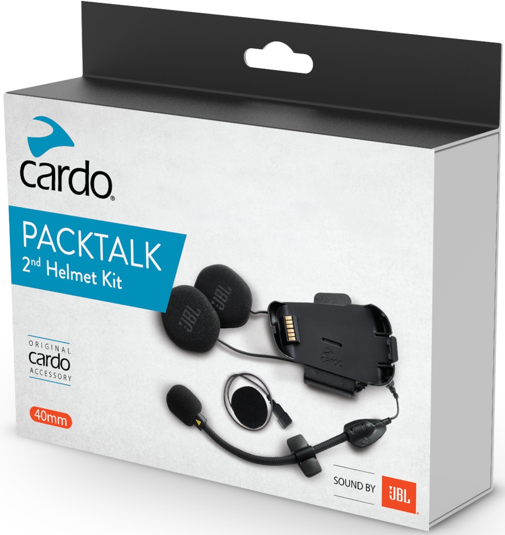 Cardo Packtalk JBL Zweithelm-Erweiterungsset, schwarz