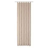 Wirth Vorhang Medina (1 St), Schlaufen, blickdicht beige 135 cm x 145 cm