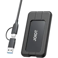 JOIOT Externe SSD 1TB Portable SSD Festplatte Extern 1TB bis zu 1900MB/s USB 3.2 Gen mit Schutzhülle Externe Festplatte SSD Tragbares SSD 1TB Extern für PS5 Xbox Serie X Laptop MacBook Schwarz