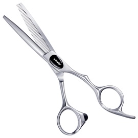 Haaro e-kwip+ Primus Modellierschere Silber 5,5 Offset 440C