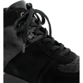 WALDLÄUFER Freizeit Schnürer schwarz, 626K82