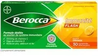 Berocca® Immunité Flash Soutient le système immunitaire Comprimés Effervescents 30 pc(s)