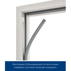 Hörmann ZK-Tür-Element eingehängt Verzinkt 750 mm x 2000 mm x 80 mm DIN Rechts