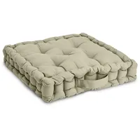 Beautissu Sitzkissen 50 x 50 x 10 cm beige 5-tlg.