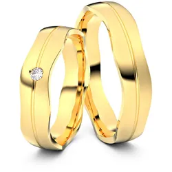 Trauringe Bergisch Gladbach 750er Gelbgold - 7367