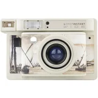Lomography Lomo'Instant Weitwinkelkamera, el Nil Edition, 90 mm Objektiv, 3 Aufsätze, integrierter Blitz