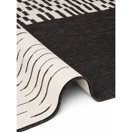 Ted Baker Acacia Wendeteppich", schwarz weiß, B:200cm H:8mm L:300cm, Polypropylen, Teppiche, Teppich, Designteppich, Wetterfest, Pflegeleicht, Modern, Wohnzimmer, Terrasse